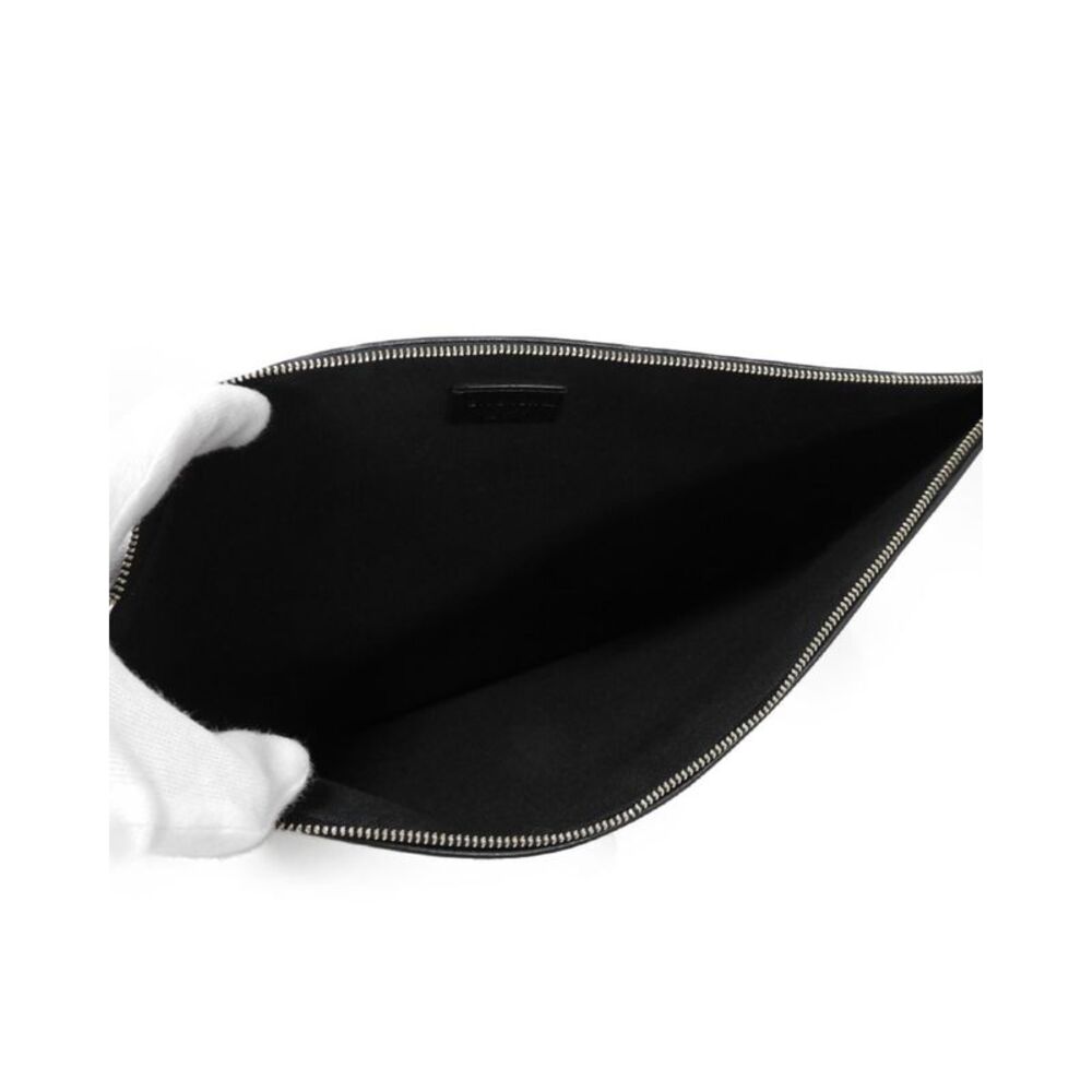 Pre Loved Givenchy Bambi Clutch Black Leather - Picture 5 of 8